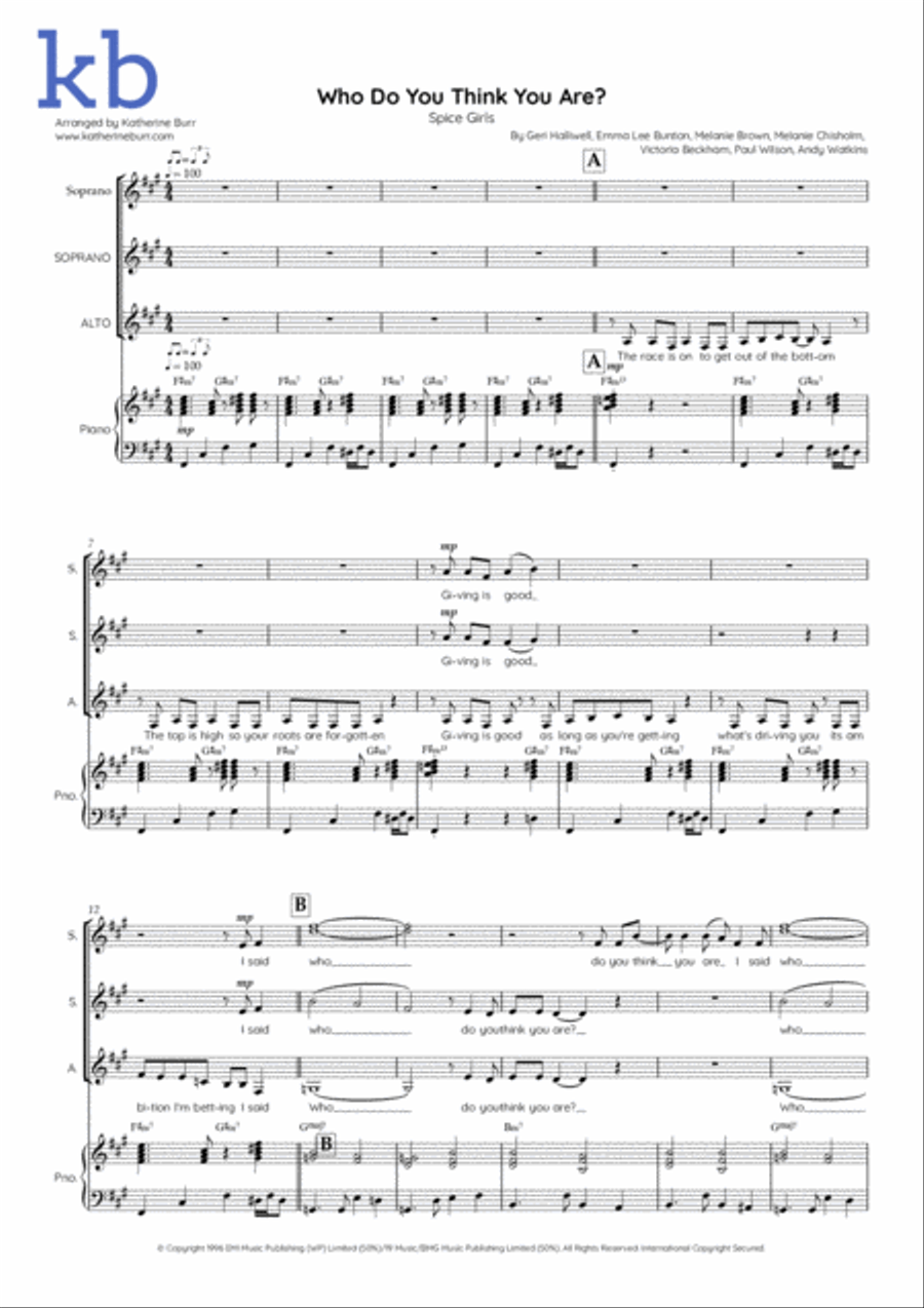 Who Do You Think You Are SSA scores gallery preview page 2