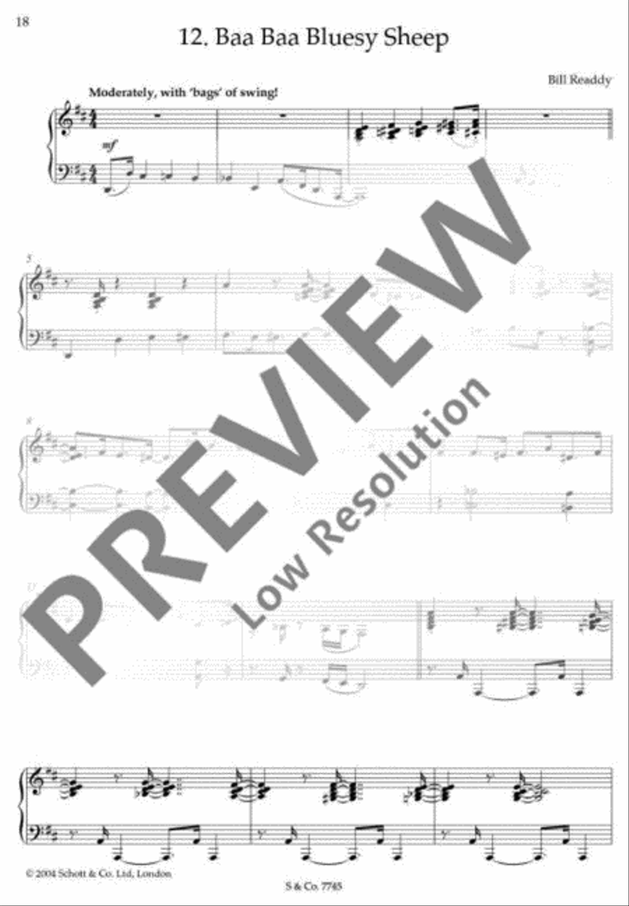 Twinkle, Twinkle Jazzy Star Piano Solo scores gallery preview page 19