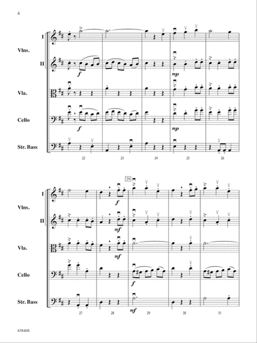 Villancico: Score String Orchestra scores gallery preview page 4