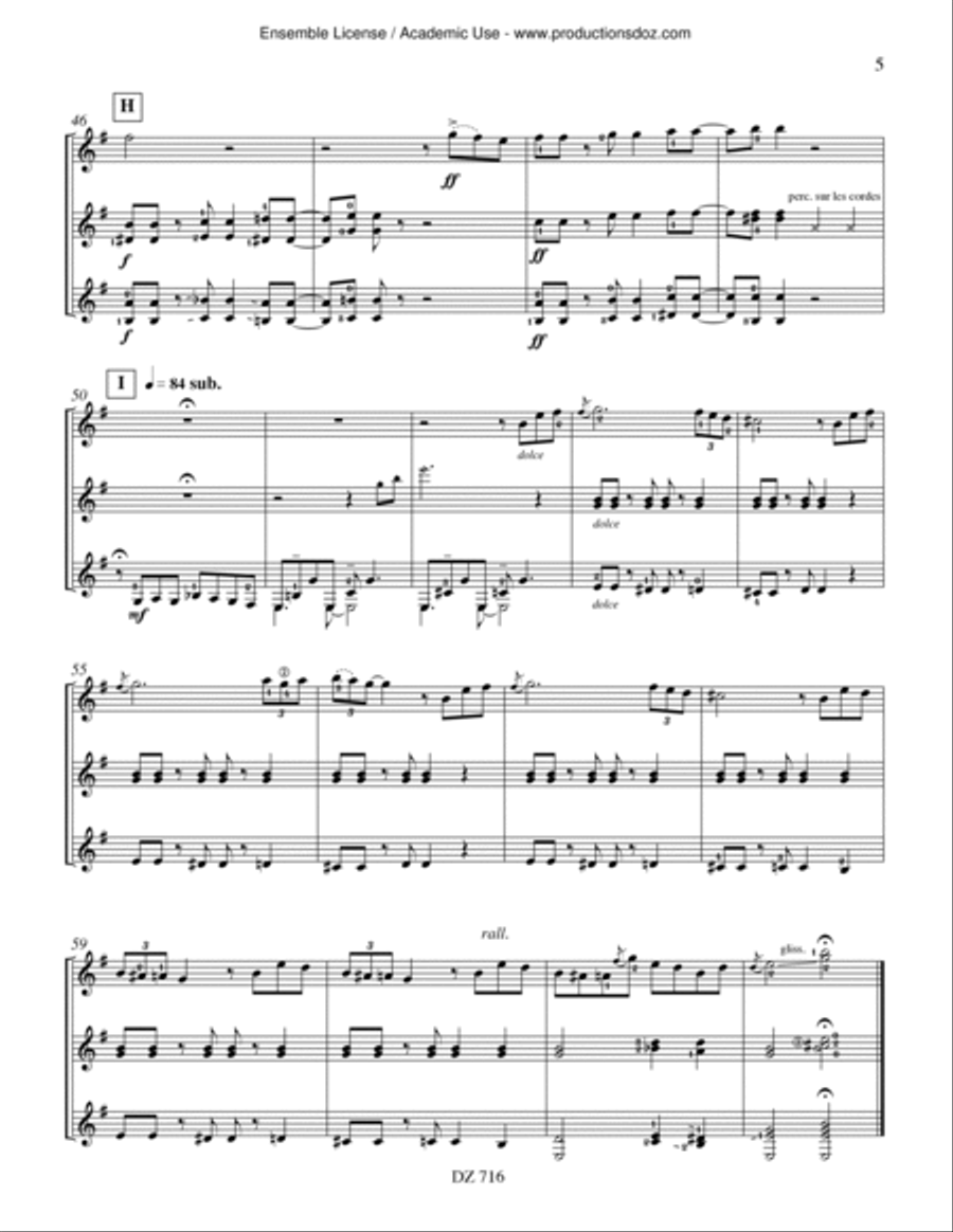 Mister Ioso Song, Rumba Marica Guitar Ensemble scores gallery preview page 5