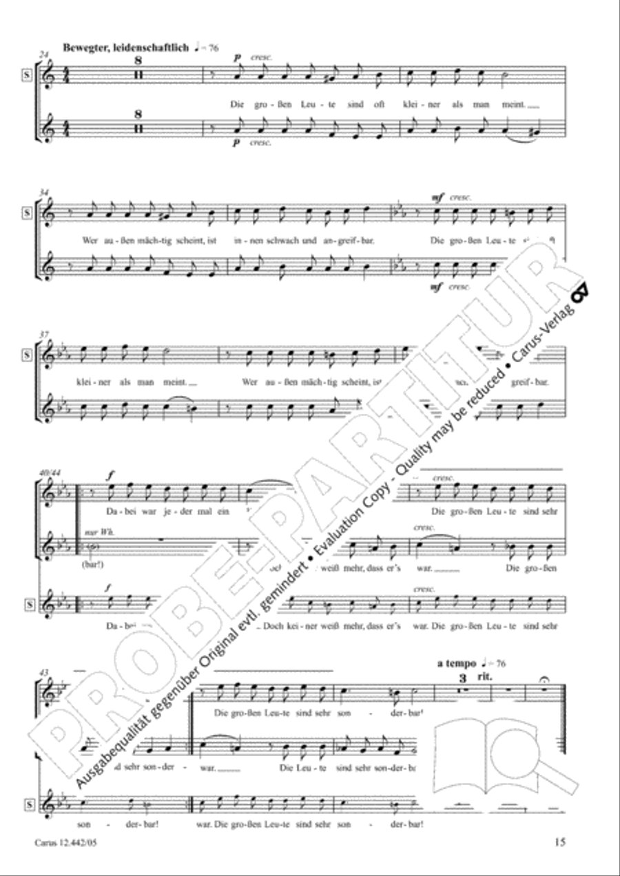 Der kleine Prinz 3-Part scores gallery preview page 16