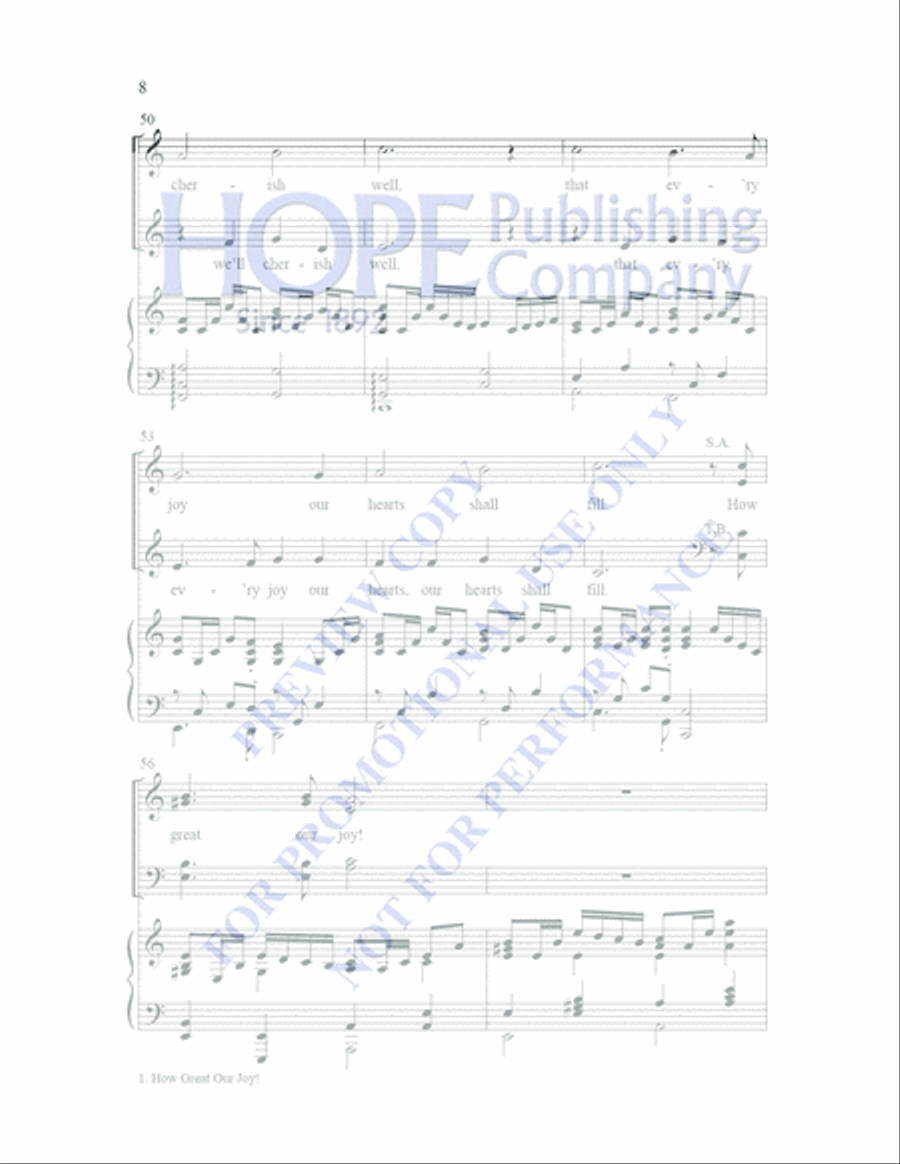 Joy Has Dawned Joy Has Dawned 4-Part scores gallery preview page 14