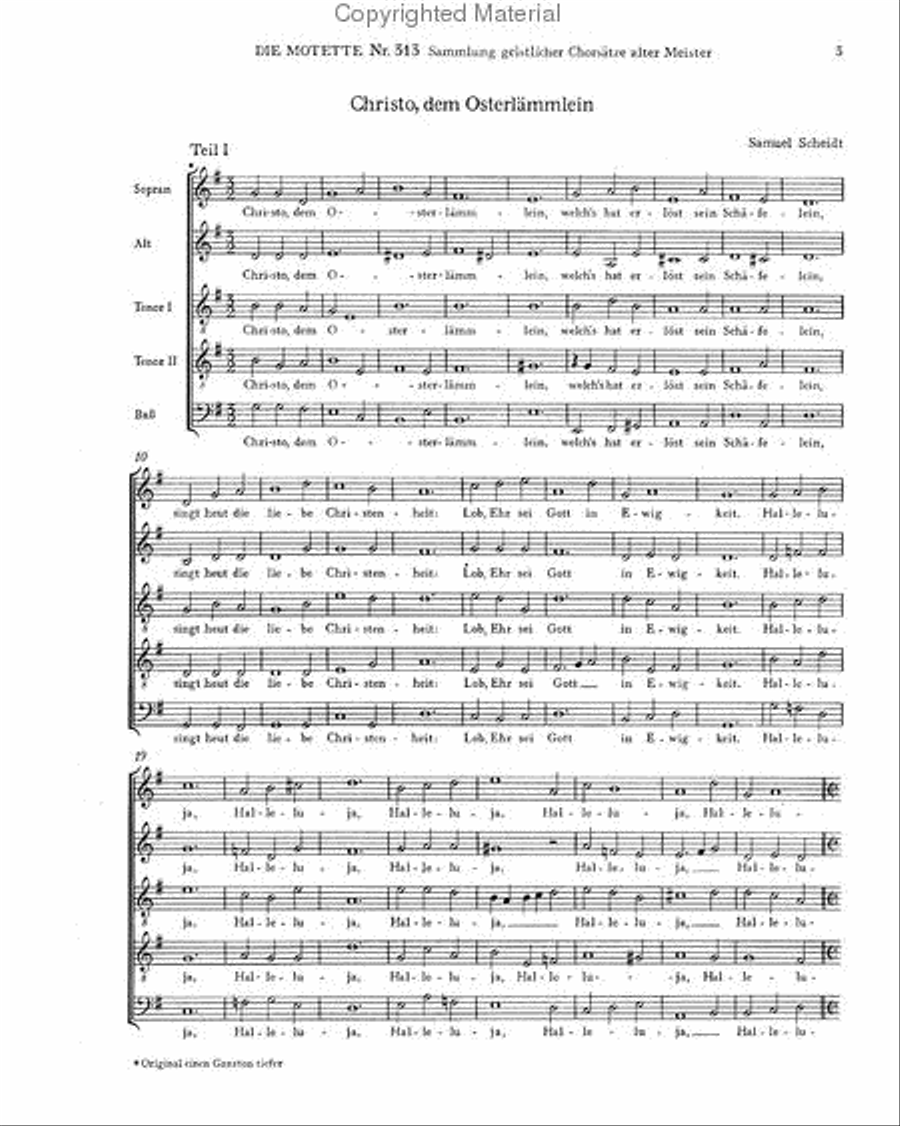 Christo, dem Osterlammlein SATTB scores gallery preview page 14