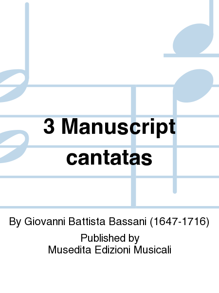 3 Manuscript cantatas