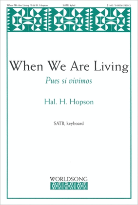 Book cover for When We are Living