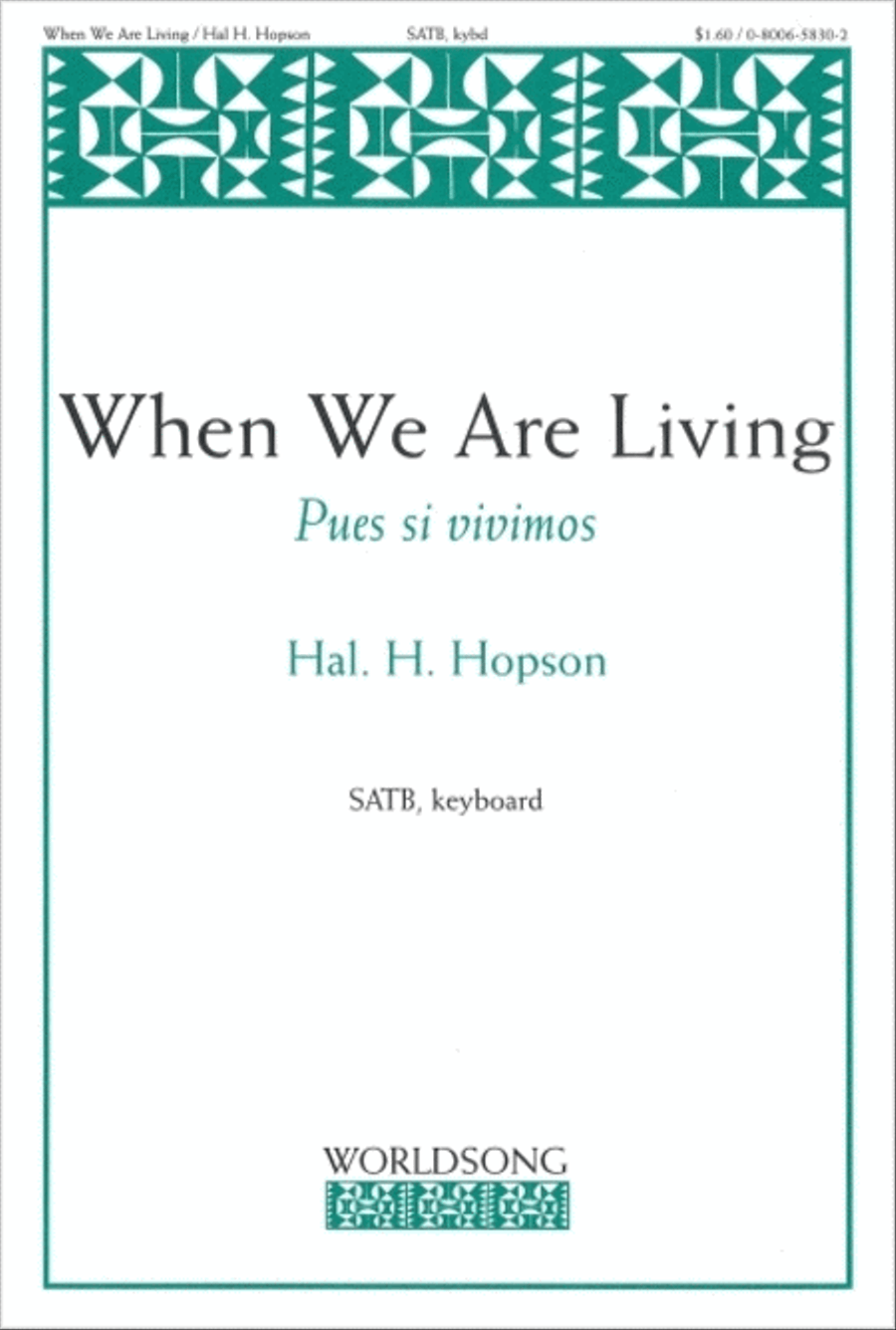 When We are Living When We are Living 4-Part scores gallery preview page 1