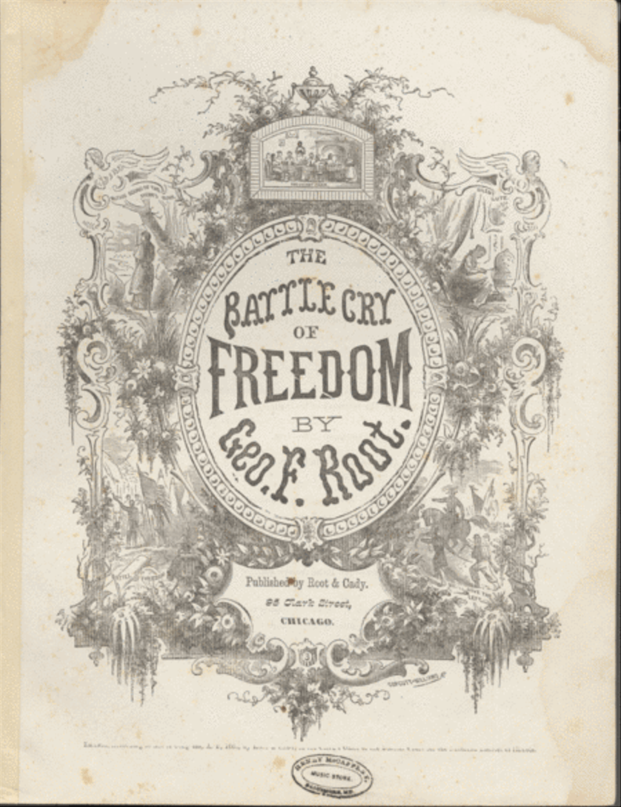 The Battle Cry of Freedom Voice scores gallery preview page 1