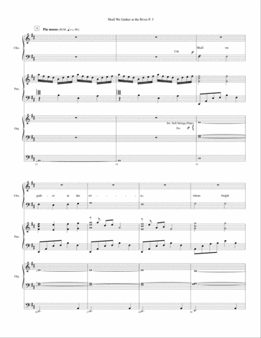 Shall We Gather at the River--Octavo Choir scores gallery preview page 4