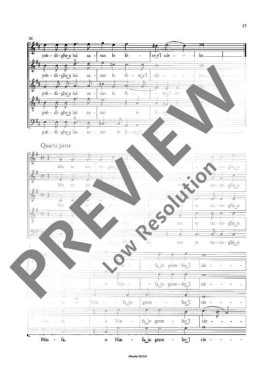 Sestina SSATB scores gallery preview page 16