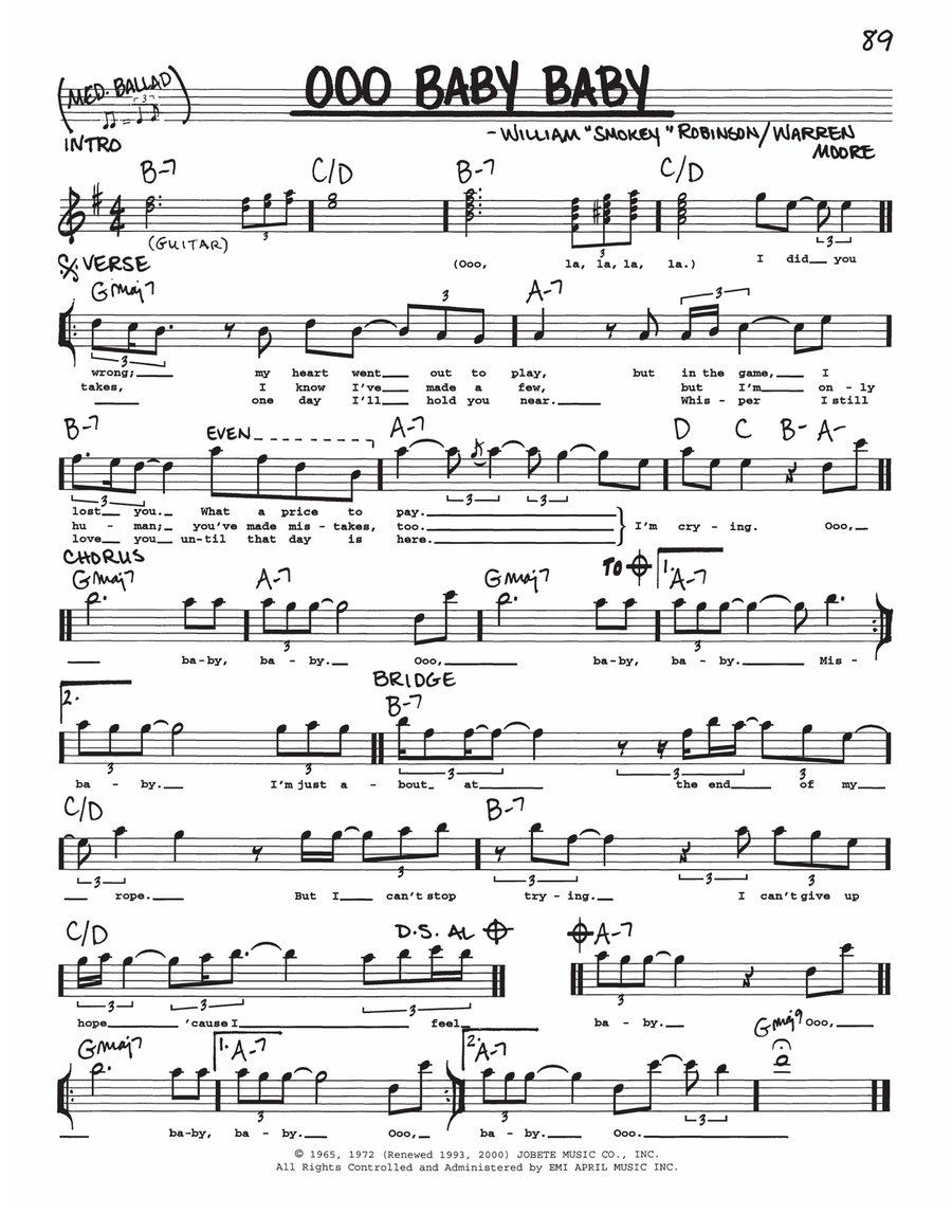 Ooo Baby Baby Voice scores gallery preview page 1