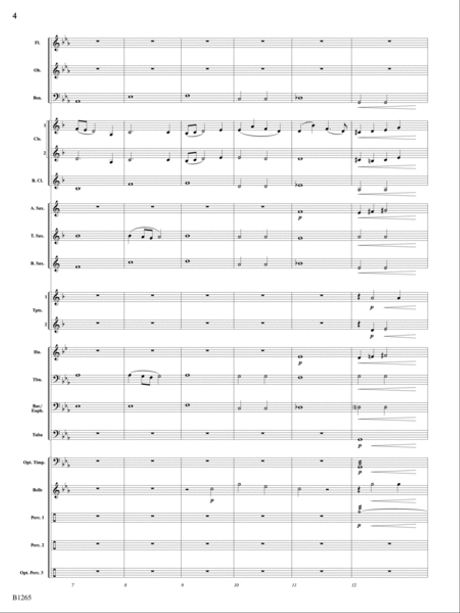 Aztec: Score Concert Band scores gallery preview page 4