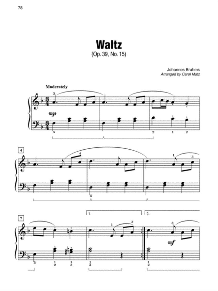 Simply Romantic Era Easy Piano scores gallery preview page 5