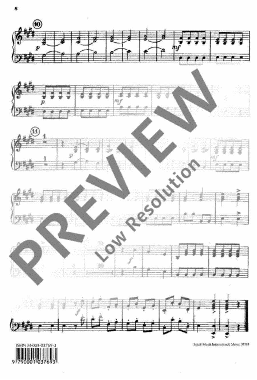 Concerto E Major Concerto E Major Harpsichord scores gallery preview page 9