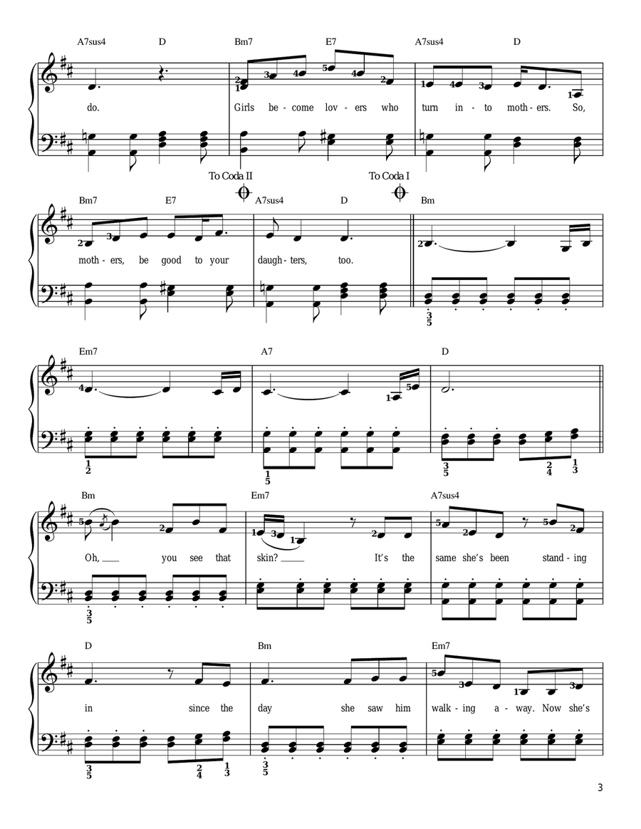 Daughters Voice scores gallery preview page 3