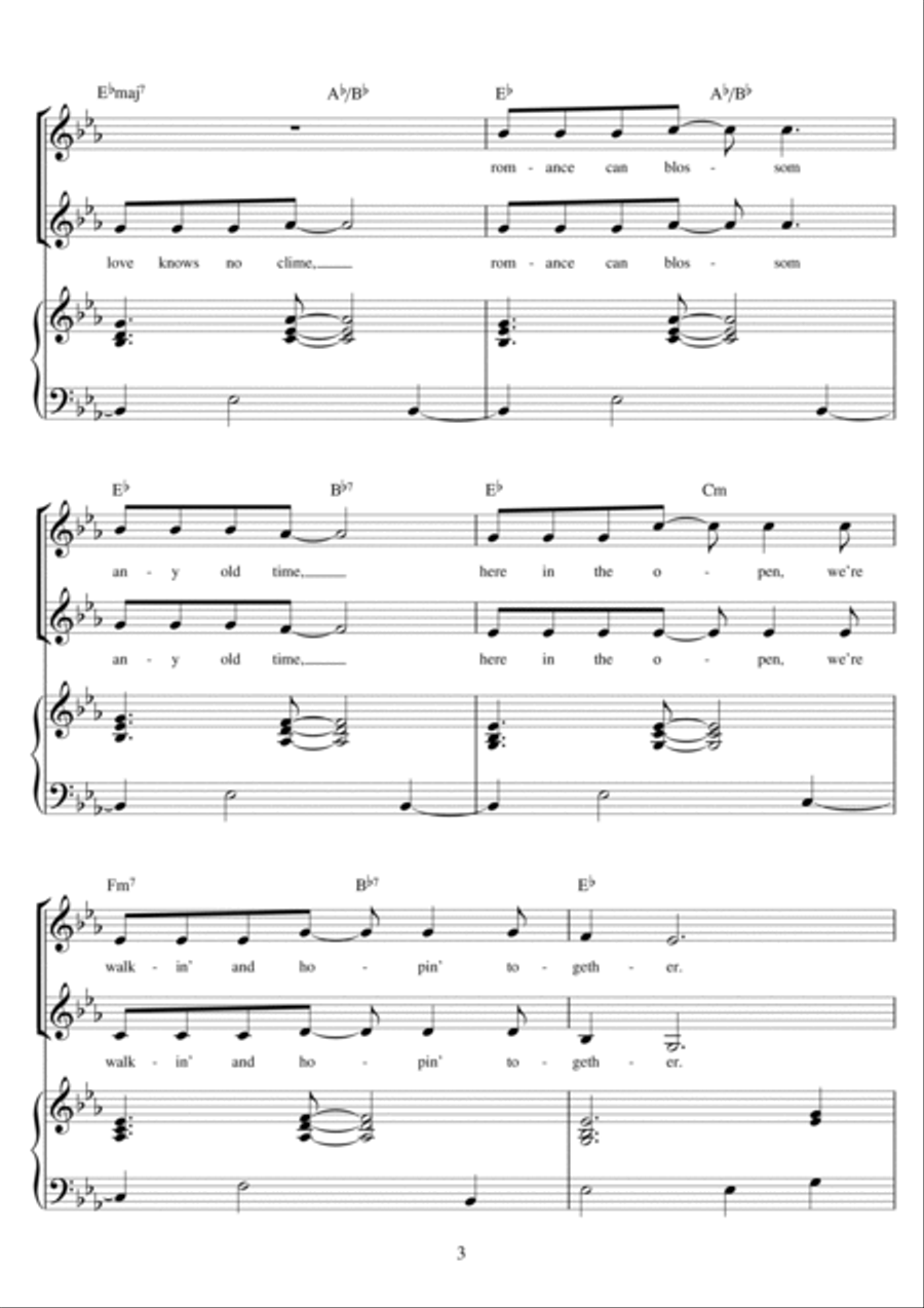 Winter Wonderland (arr. Rick Hein) 2-Part scores gallery preview page 3