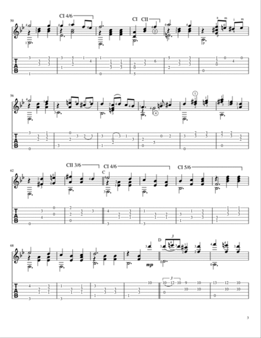 Merry-go-round Of Life Acoustic Guitar scores gallery preview page 4