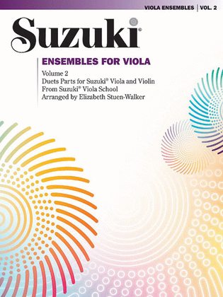 Book cover for Ensembles for Viola, Volume 2