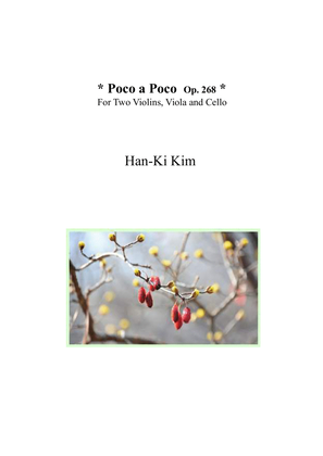 Book cover for Poco a Poco (For String Quartet)