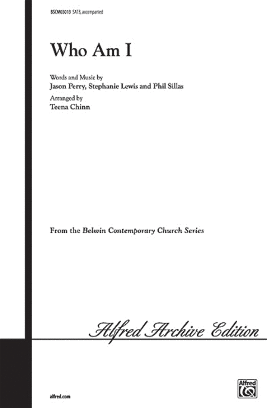 Who Am I - SATB 4-Part scores gallery preview page 1