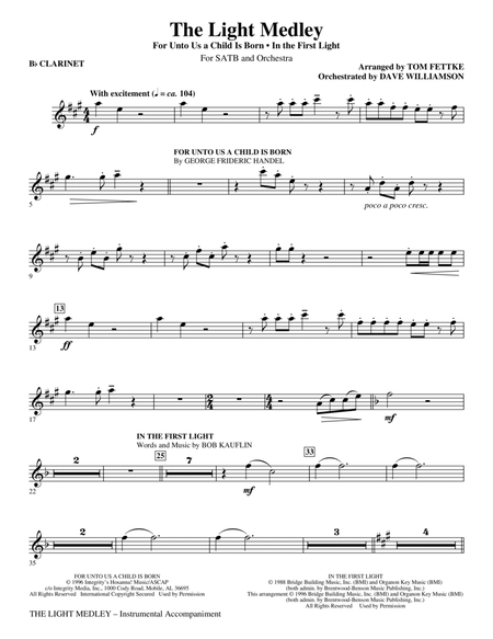 The Light Medley - Bb Clarinet