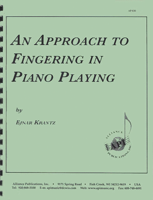 An Approach To Fingering In Piano Playing