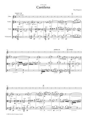 Cantilena for Oboe Quartet (full score)