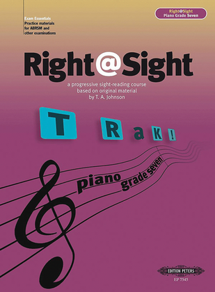 Book cover for Right@Sight Piano Grade 7