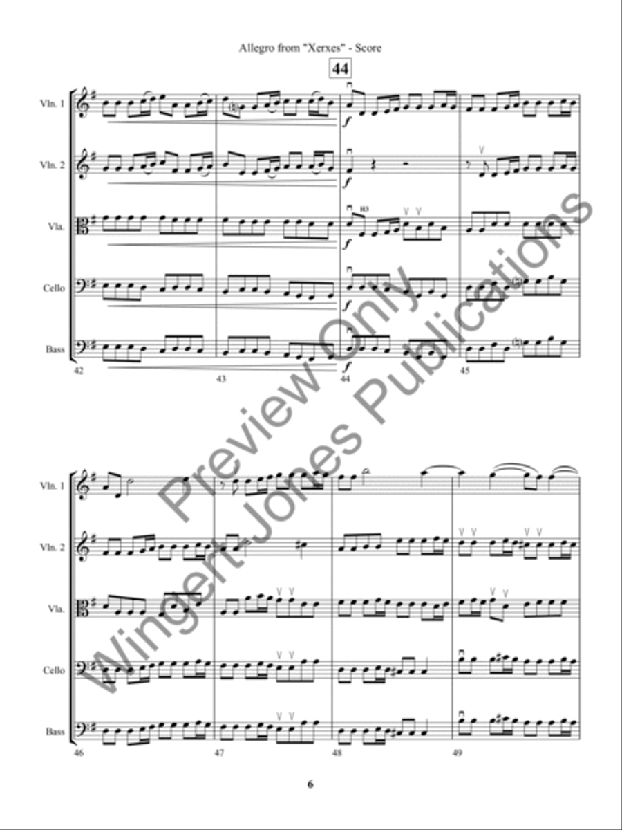 Allegro Festivo (Score) String Orchestra scores gallery preview page 9