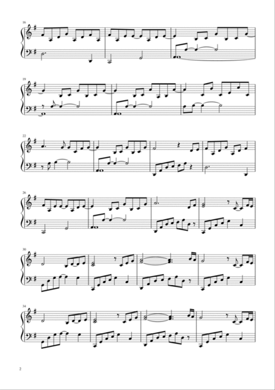 Rowena Rowena Piano Solo scores gallery preview page 3