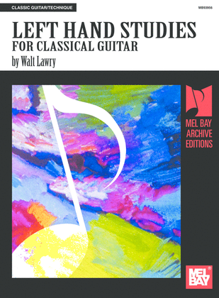 Book cover for Left Hand Studies for Classical Guitar