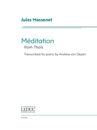 Book cover for Meditation from Thaïs
