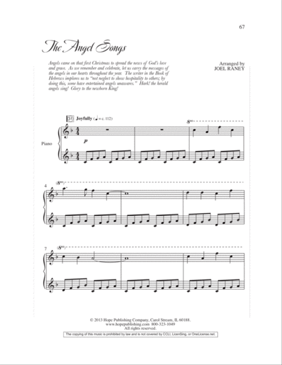 Sing with the Angels!- Score image number null