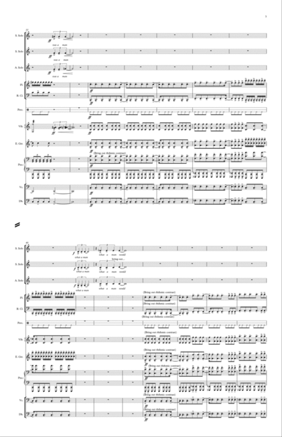 ...death has friends Large Ensemble scores gallery preview page 3