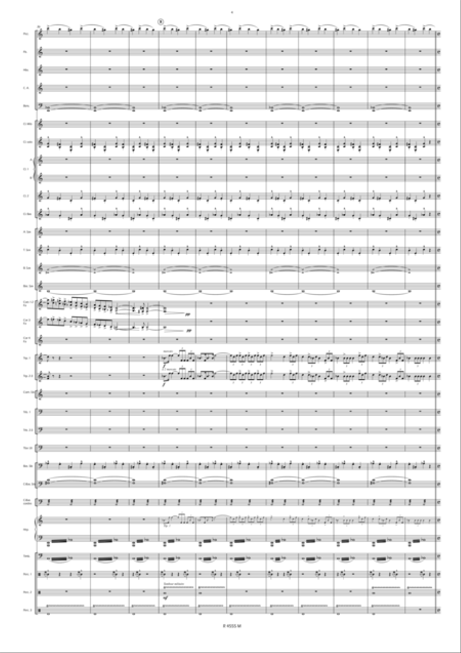 Noces de Cendres Concert Band scores gallery preview page 5