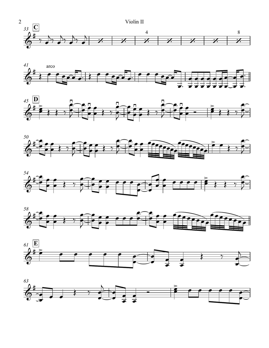 Call Me Maybe String Quartet scores gallery preview page 5