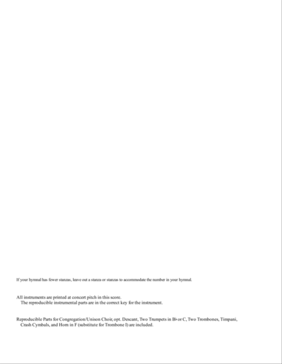 Crown Him with Many Crowns Unison Choir scores gallery preview page 1