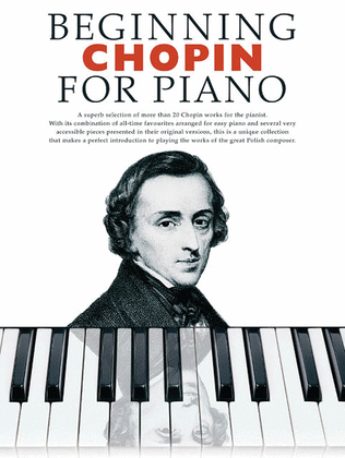 Book cover for Beginning Chopin for Piano
