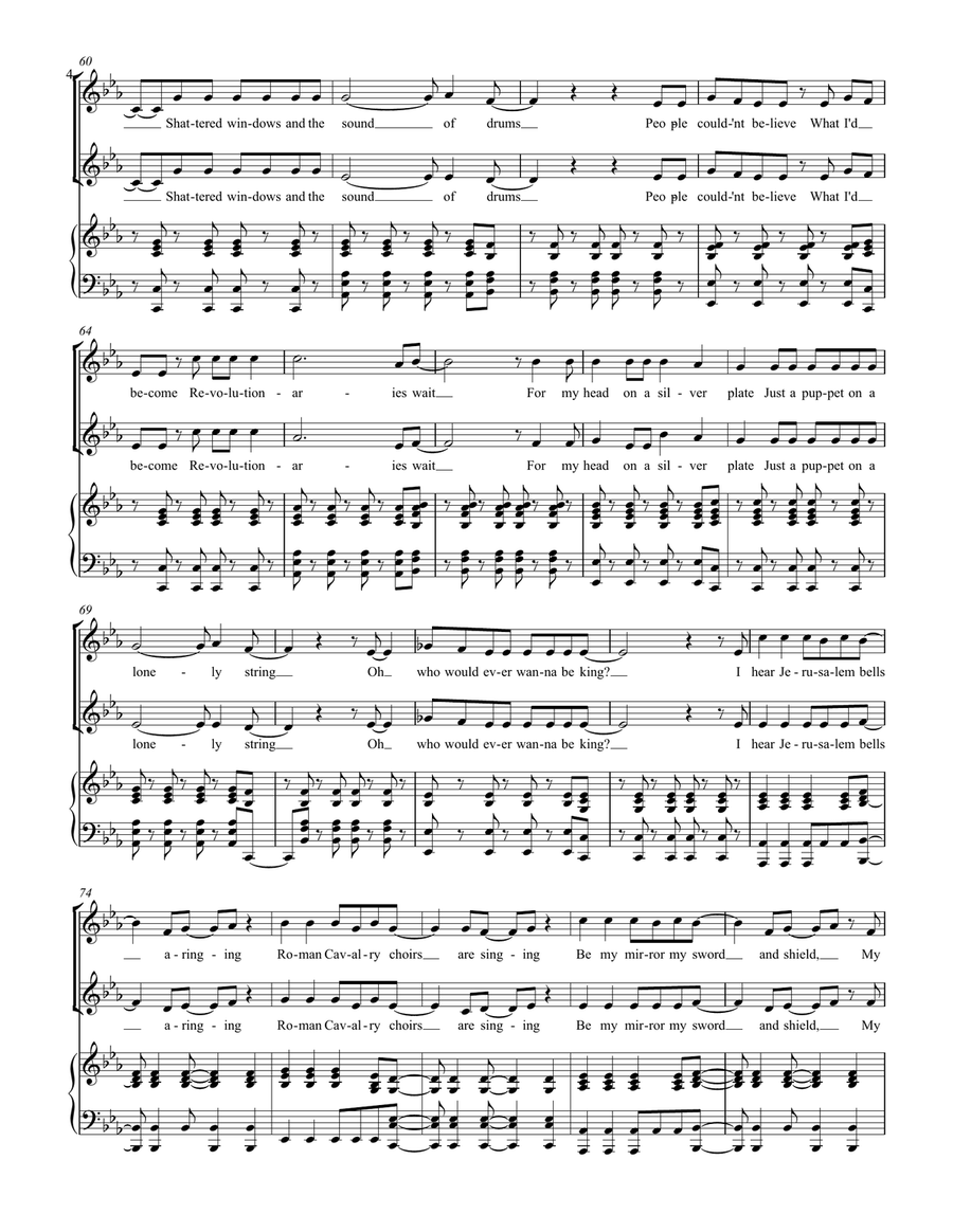 Viva La Vida SA scores gallery preview page 4