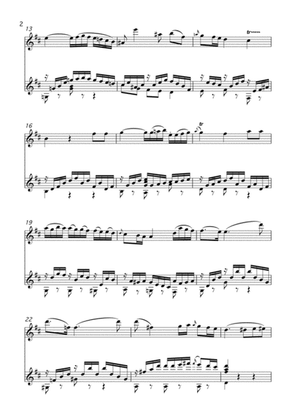 Flute & Guitar No.1 D-dur Adagio K.285