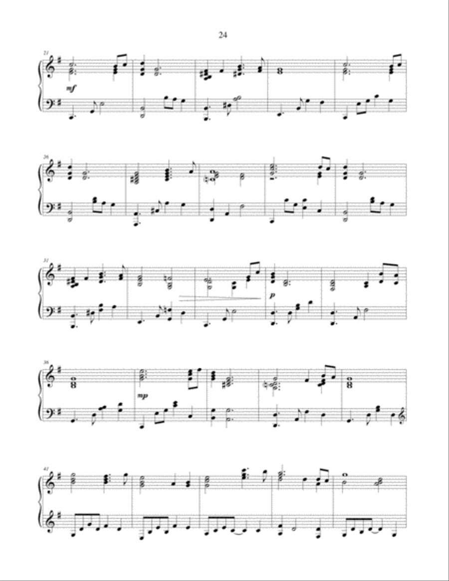 Lullaby - original piano solo prelude Piano Solo scores gallery preview page 3