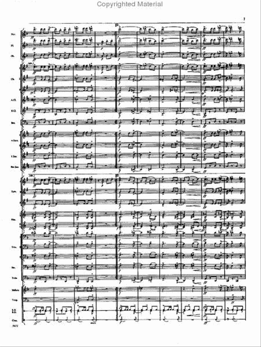 Silvercrest Concert Band scores gallery preview page 6