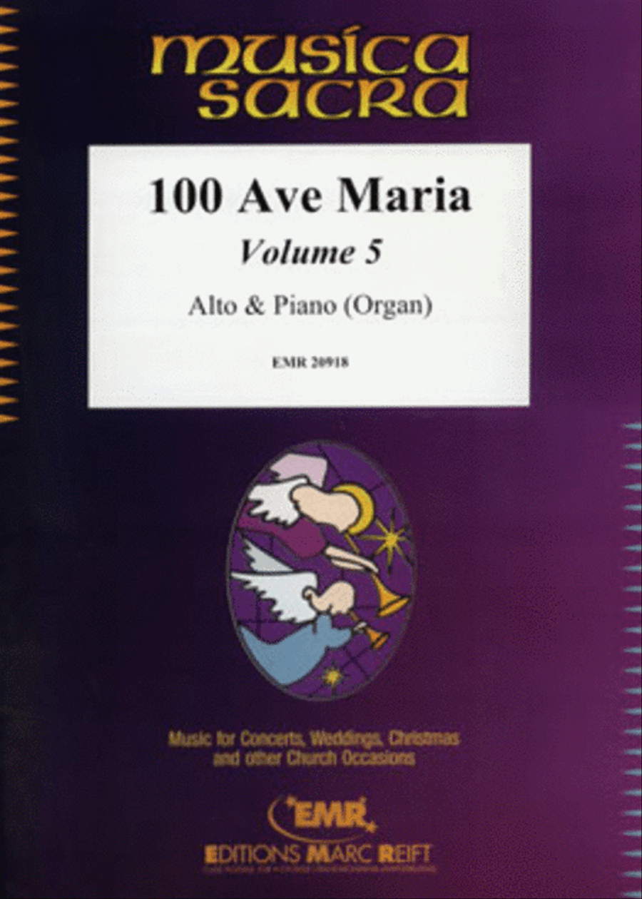 100 Ave Maria Volume 5 Alto Voice scores gallery preview page 1