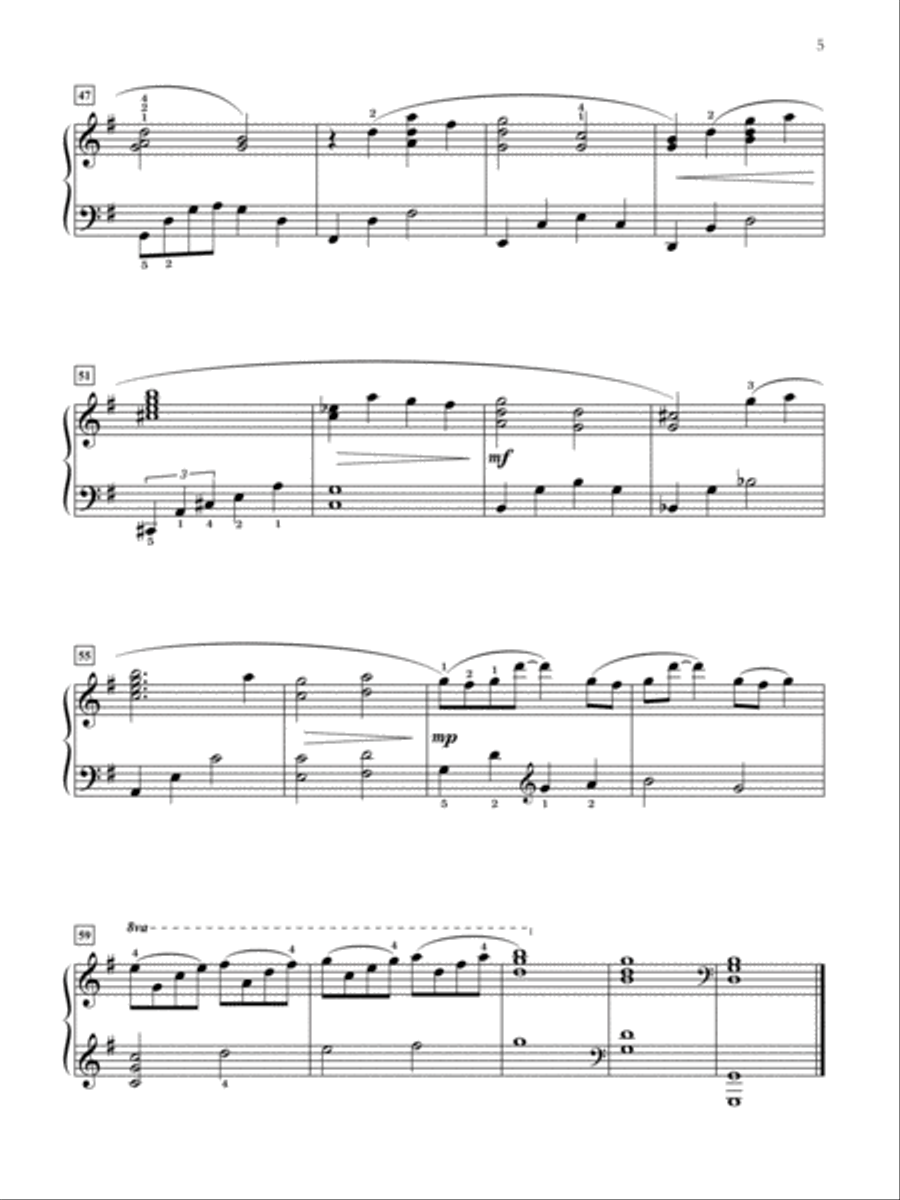 A Call to Peace: 10 Hymn Arrangements Based on the Theme of Peace Piano Solo scores gallery preview page 5