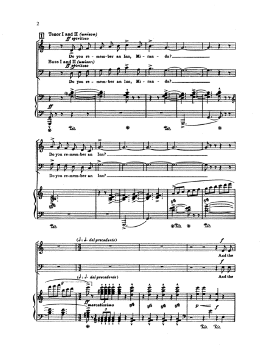 Tarantella TTBB scores gallery preview page 3