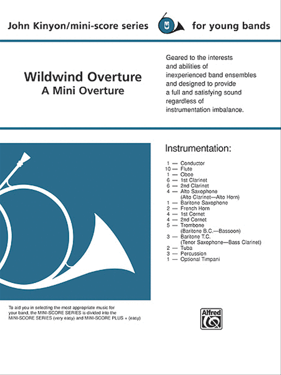 Wildwind Overture Concert Band scores gallery preview page 1