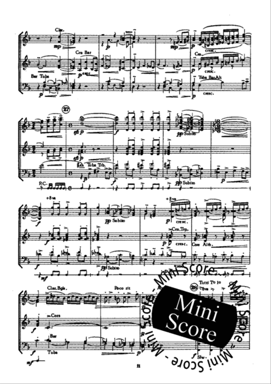 Airs de Fete Fanfare Band scores gallery preview page 13