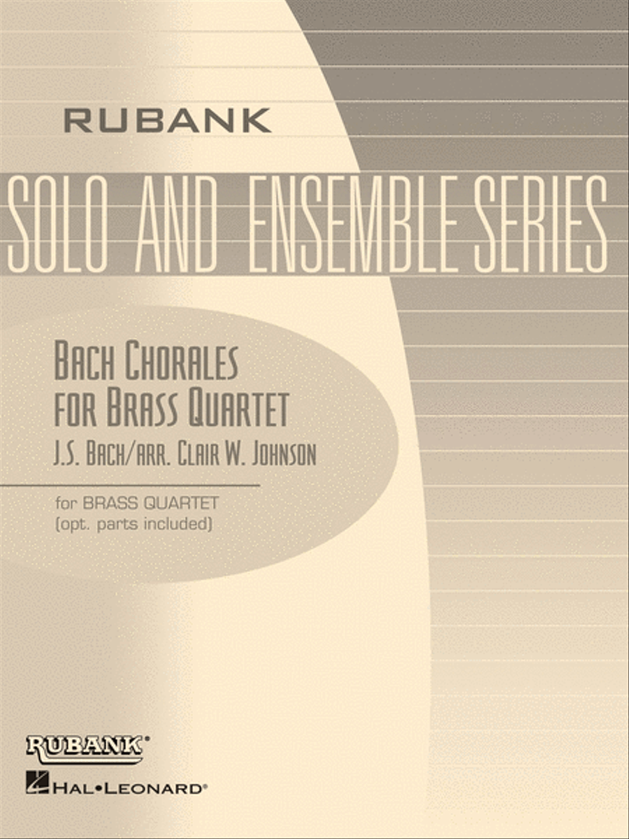 Bach Chorales for Brass Quartet Brass Quartet scores gallery preview page 1