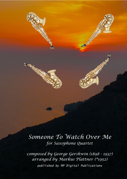 Someone To Watch Over Me for Saxophone Quartet image number null
