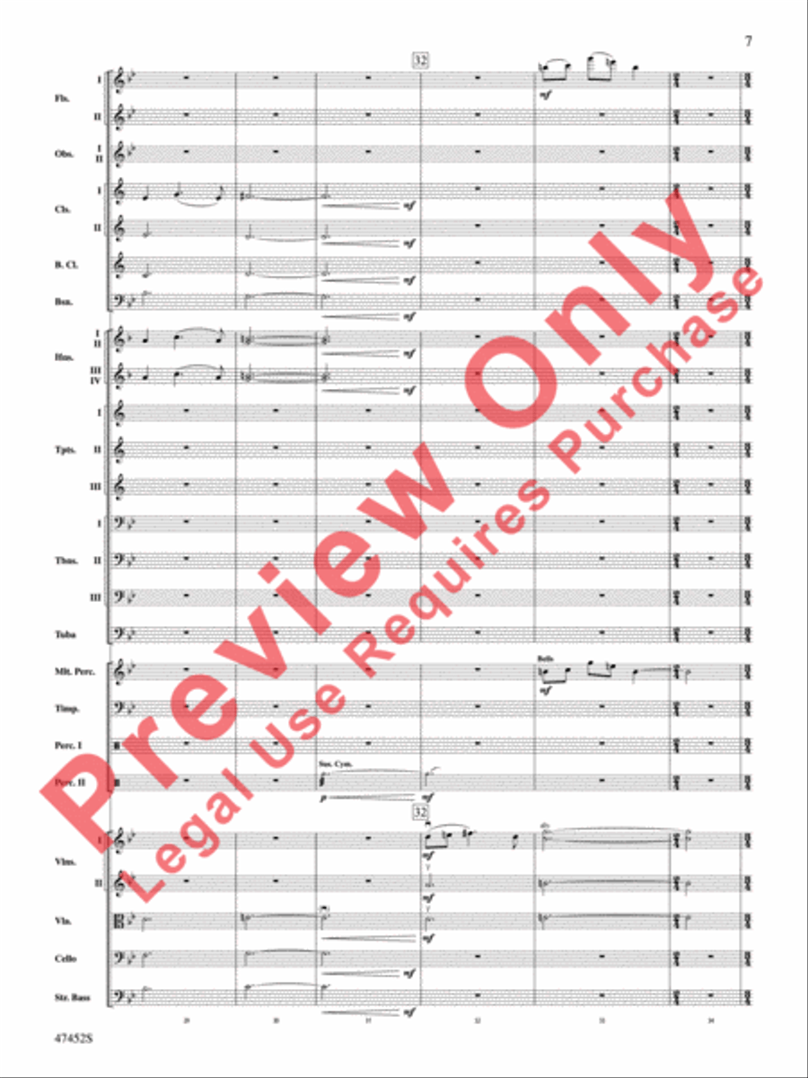 Fantastic Beasts: The Crimes of Grindelwald Full Orchestra scores gallery preview page 8
