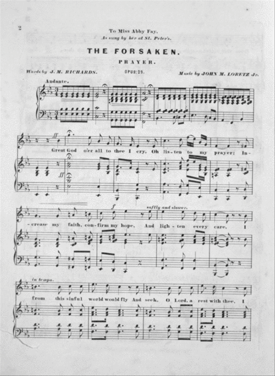 The Forsaken. Prayer Voice scores gallery preview page 2
